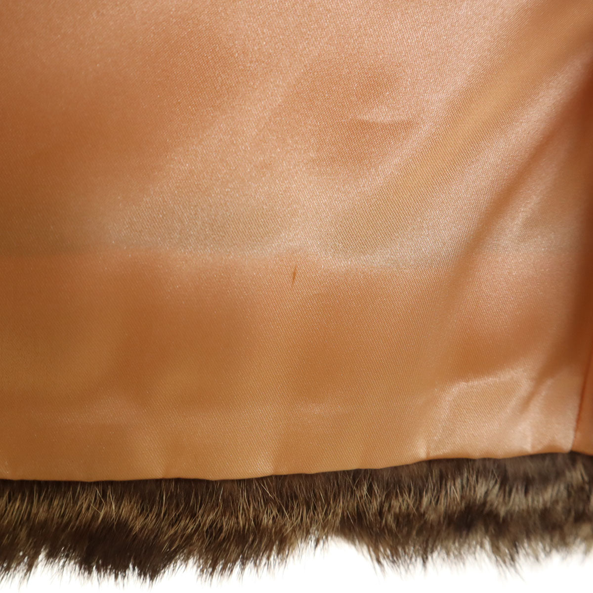 毛皮コート ブラウン レディース