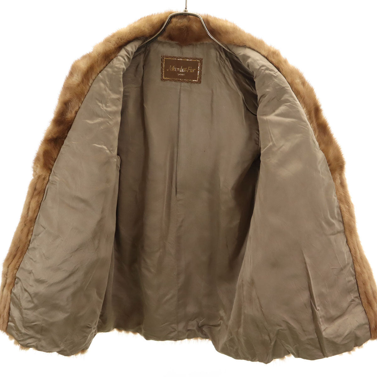Moon Bat Fur ムーンバットファー 毛皮コート 11 キャメル レディース