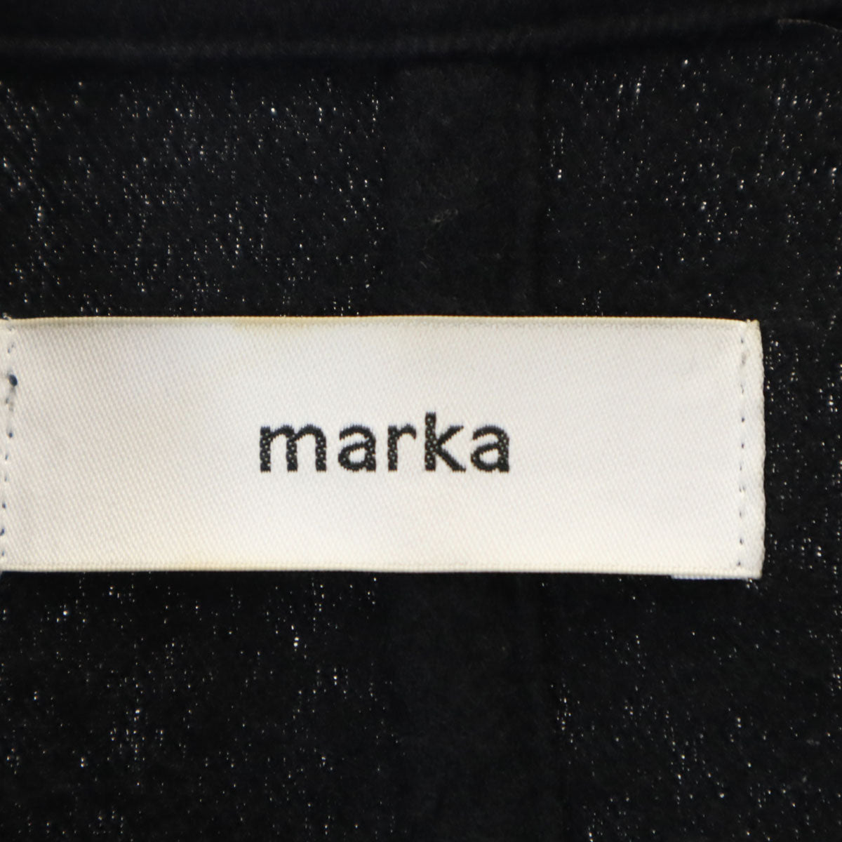 marka マーカ 日本製 シャツ コート 1 ブラック メンズ