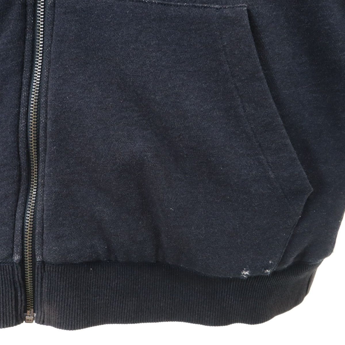 ARMANI EXCHANGE アルマーニエクスチェンジ 長袖 リバーシブル ジップパーカー XL チャコールネイビー ボア メンズ