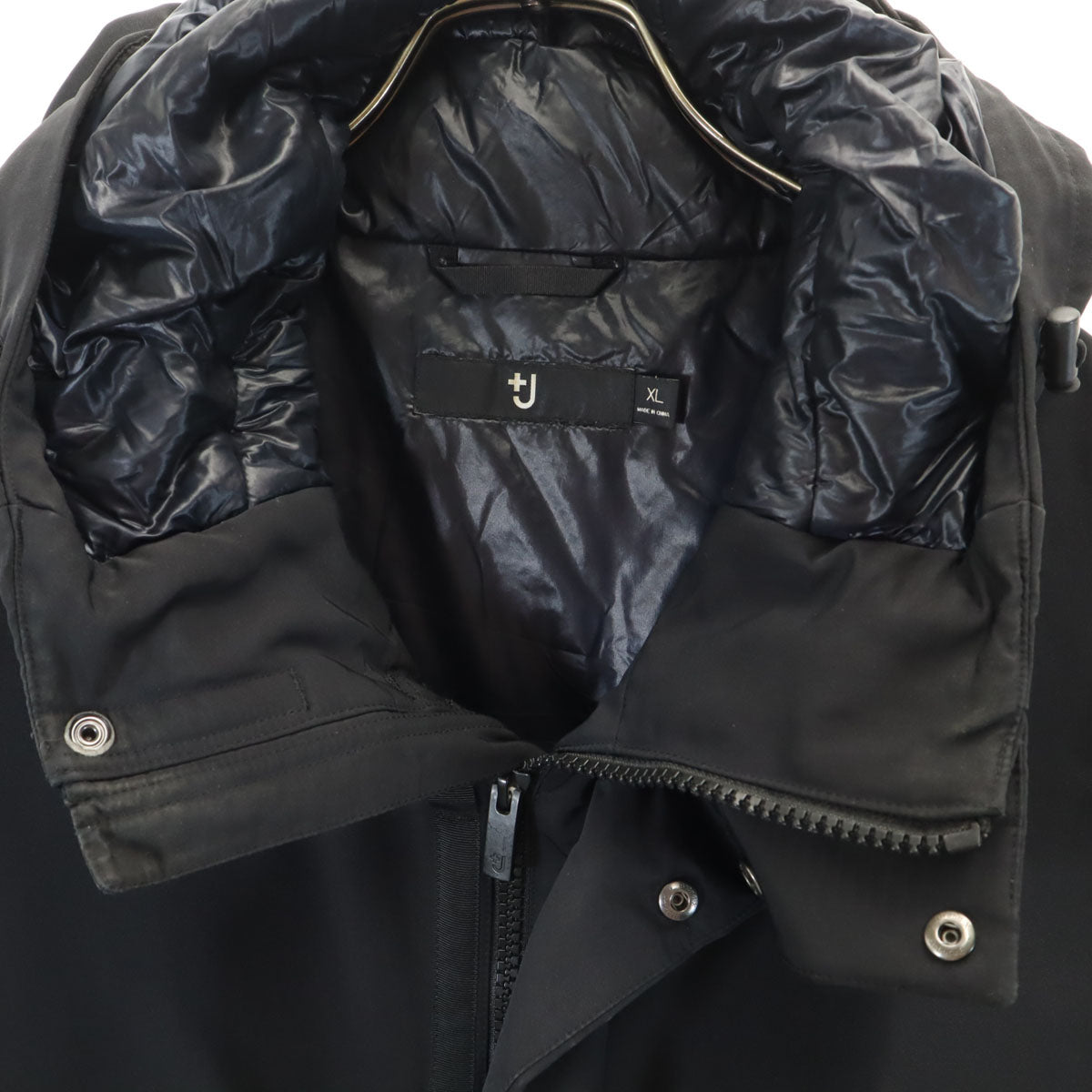 UNIQLO +J ユニクロ プラスジェイ ハイブリッド ダウンパーカー XL ブラック ジルサンダー メンズ
