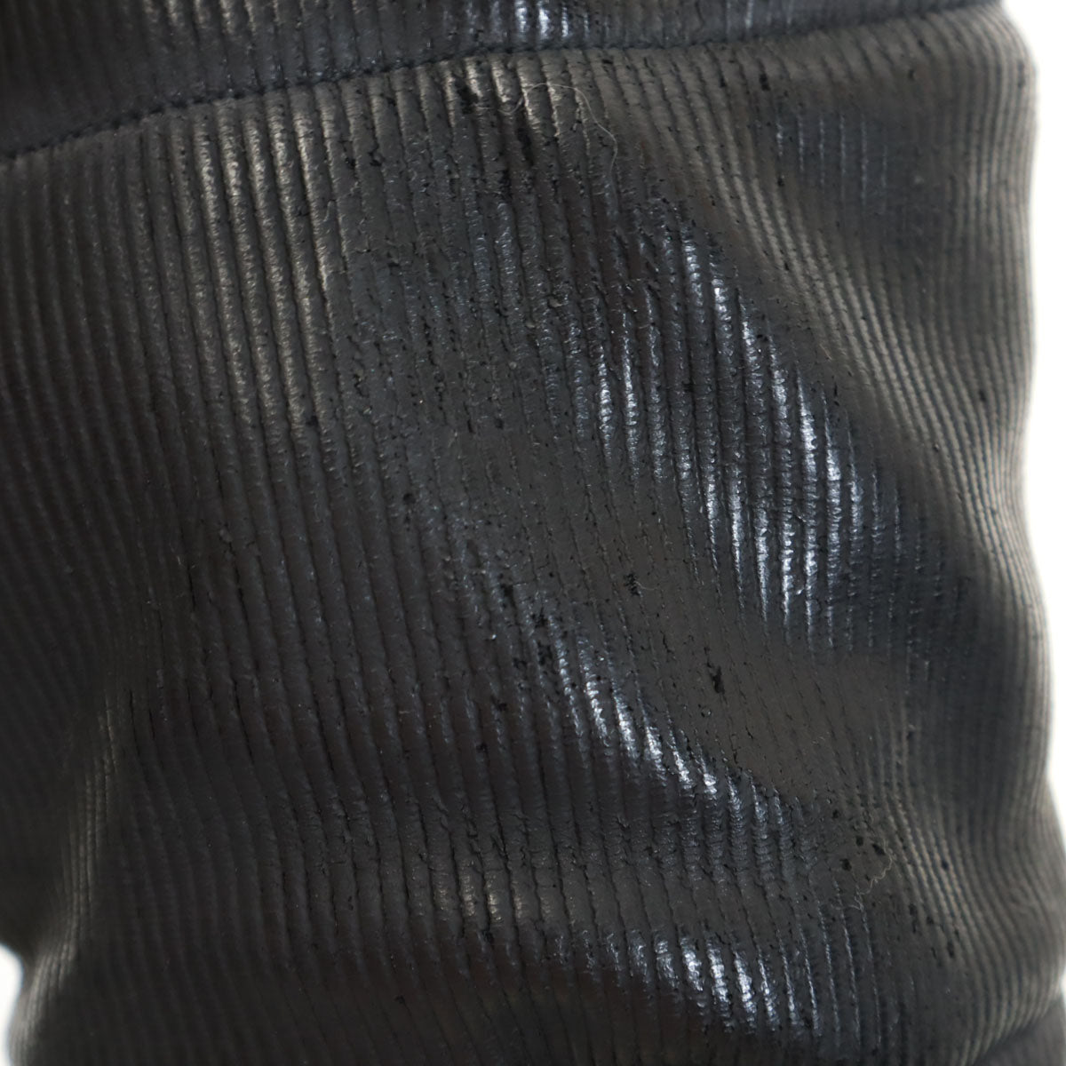 VERSACE JEANS COUTURE ヴェルサーチ ジーンズ クチュール イタリア製 コーティング加工 中綿ジャケット M ブラック レディース