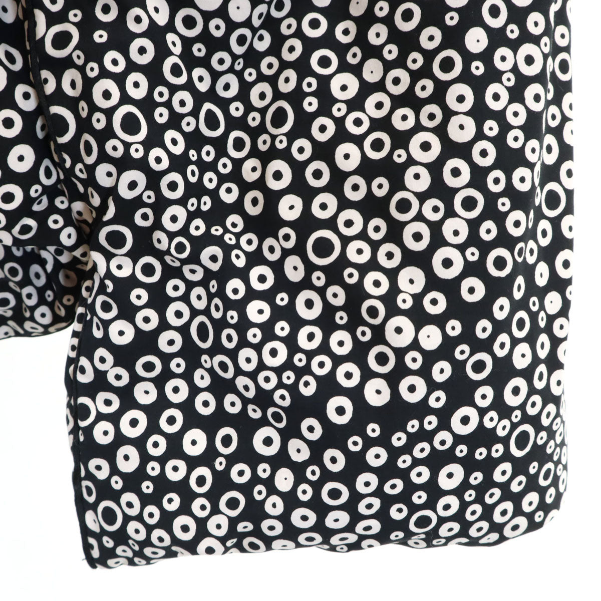 MONCLER モンクレール 10 CORSO COMO ディエチ コルソコモ コラボ イタリア製 サークル柄 2WAY ダウンジャケット ブラック バッグ付き レディース