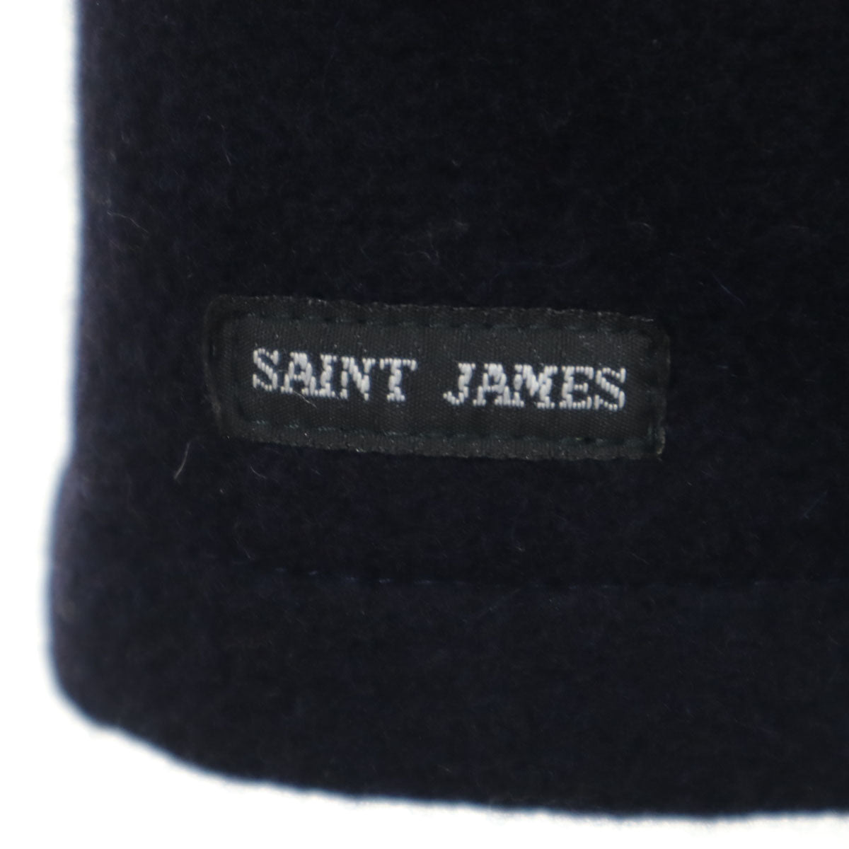 美品 SAINT JAMES セントジェームス メルトン ピーコート S ネイビー Pコート メンズ