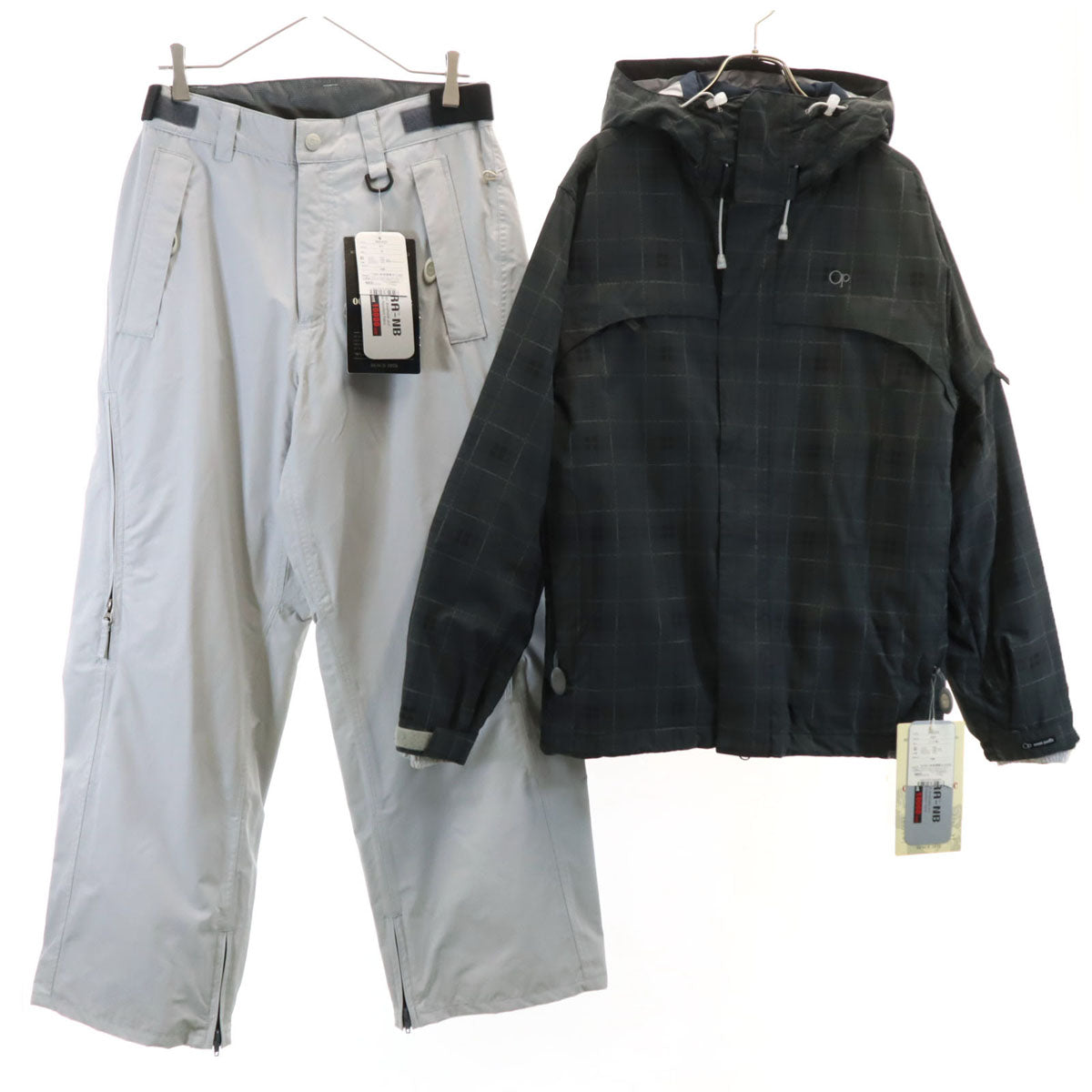 oceanpacific オーシャンパシフィック ナイロンジャケット 上下 セットアップ L/S グレー メンズ