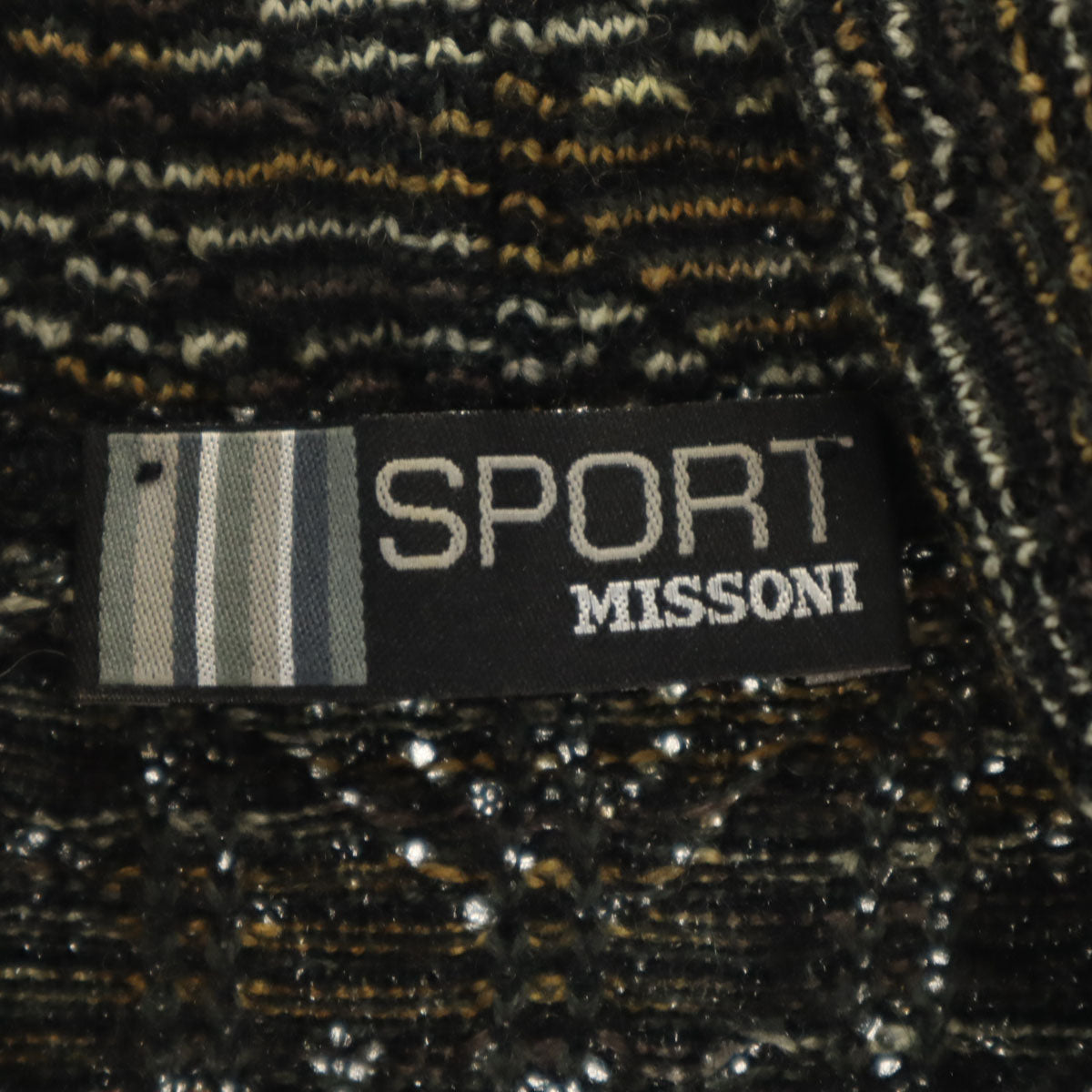 MISSONI SPORT ミッソーニ スポーツ 長袖 ニット カーディガン 上下 セットアップ 40 グレー系 レディース