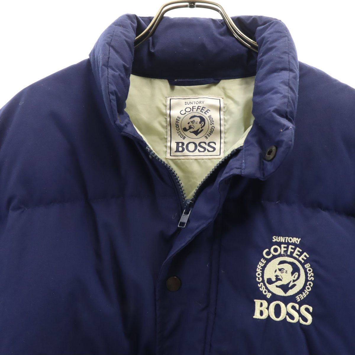 BOSS ボス ダウンジャケット ネイビー メンズ