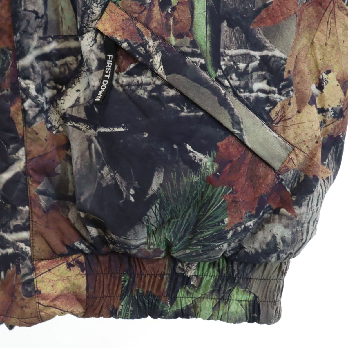 FIRSTDOWN ファーストダウン リアルツリー柄 リバーシブル ジャケット M マルチ ボア メンズ