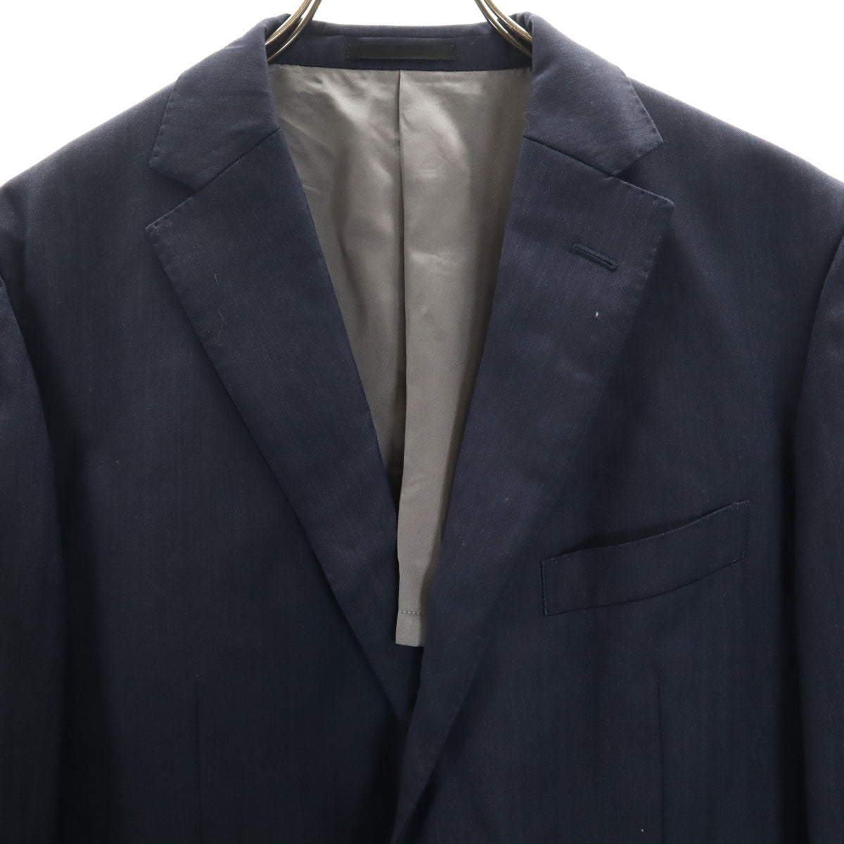 BLACK LABEL CRESTBRIDGE ブラックレーベルクレストブリッジ 日本製 ウール スーツ 上下 セットアップ 42L ネイビー 三陽商会 メンズ