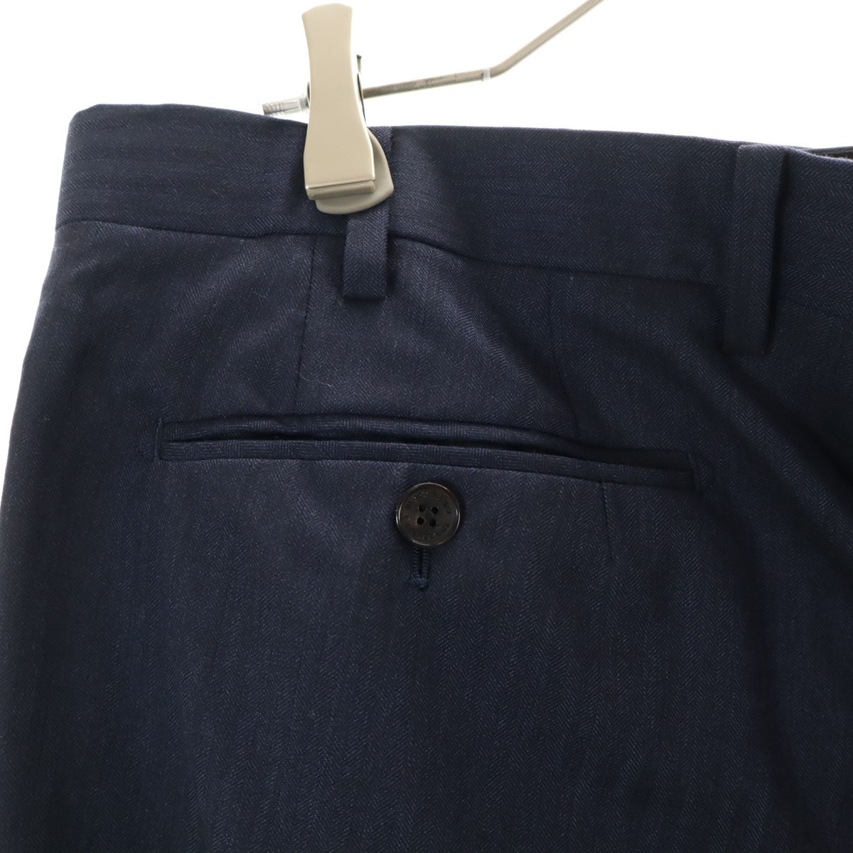 BLACK LABEL CRESTBRIDGE ブラックレーベルクレストブリッジ 日本製 ウール スーツ 上下 セットアップ 42L ネイビー 三陽商会 メンズ