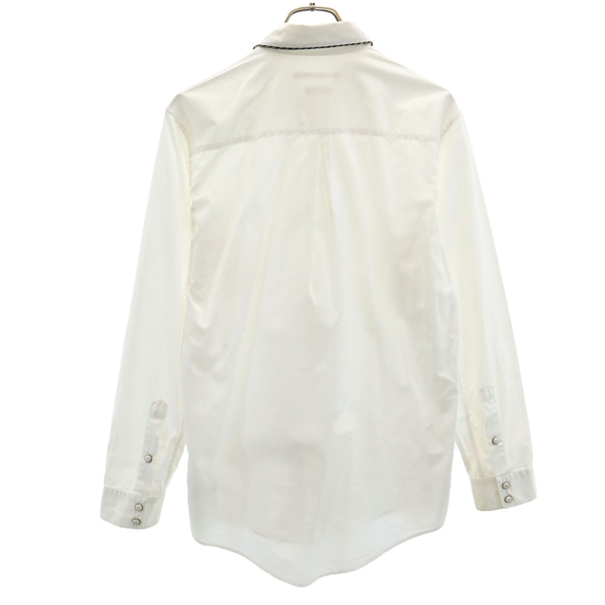 MARC JACOBS マークジェイコブス 2013年 イタリア製 長袖 コットンシャツ 46 ホワイト メンズ