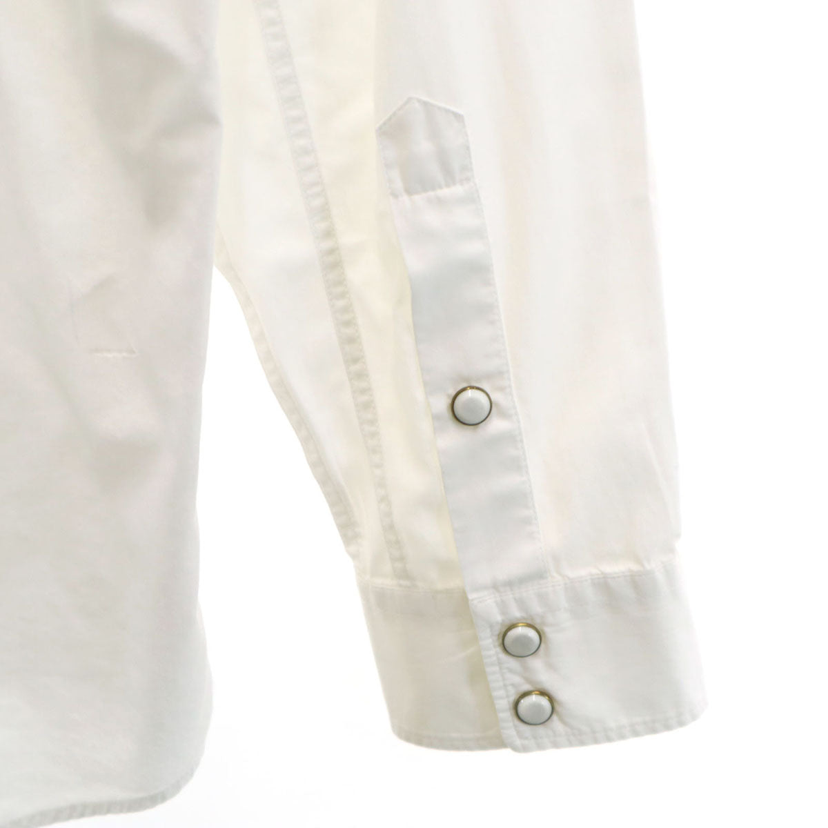 MARC JACOBS マークジェイコブス 2013年 イタリア製 長袖 コットンシャツ 46 ホワイト メンズ