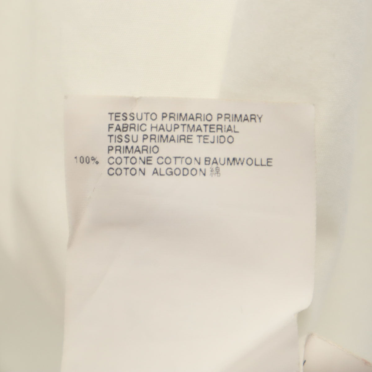 MARC JACOBS マークジェイコブス 2013年 イタリア製 長袖 コットンシャツ 46 ホワイト メンズ