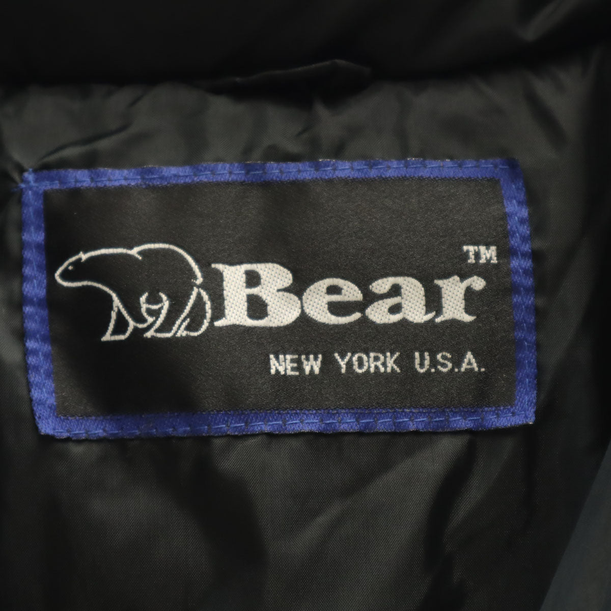 Bear ベアー リバーシブル ダウンジャケット M ブラック メンズ