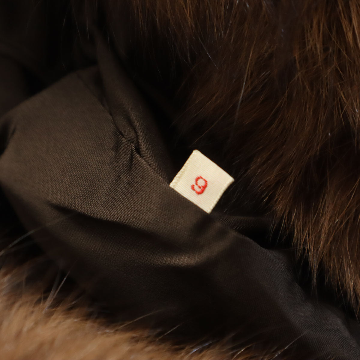 Moon Bat Fur ムーンバットファー 毛皮コート 9 ブラウン系 レディース