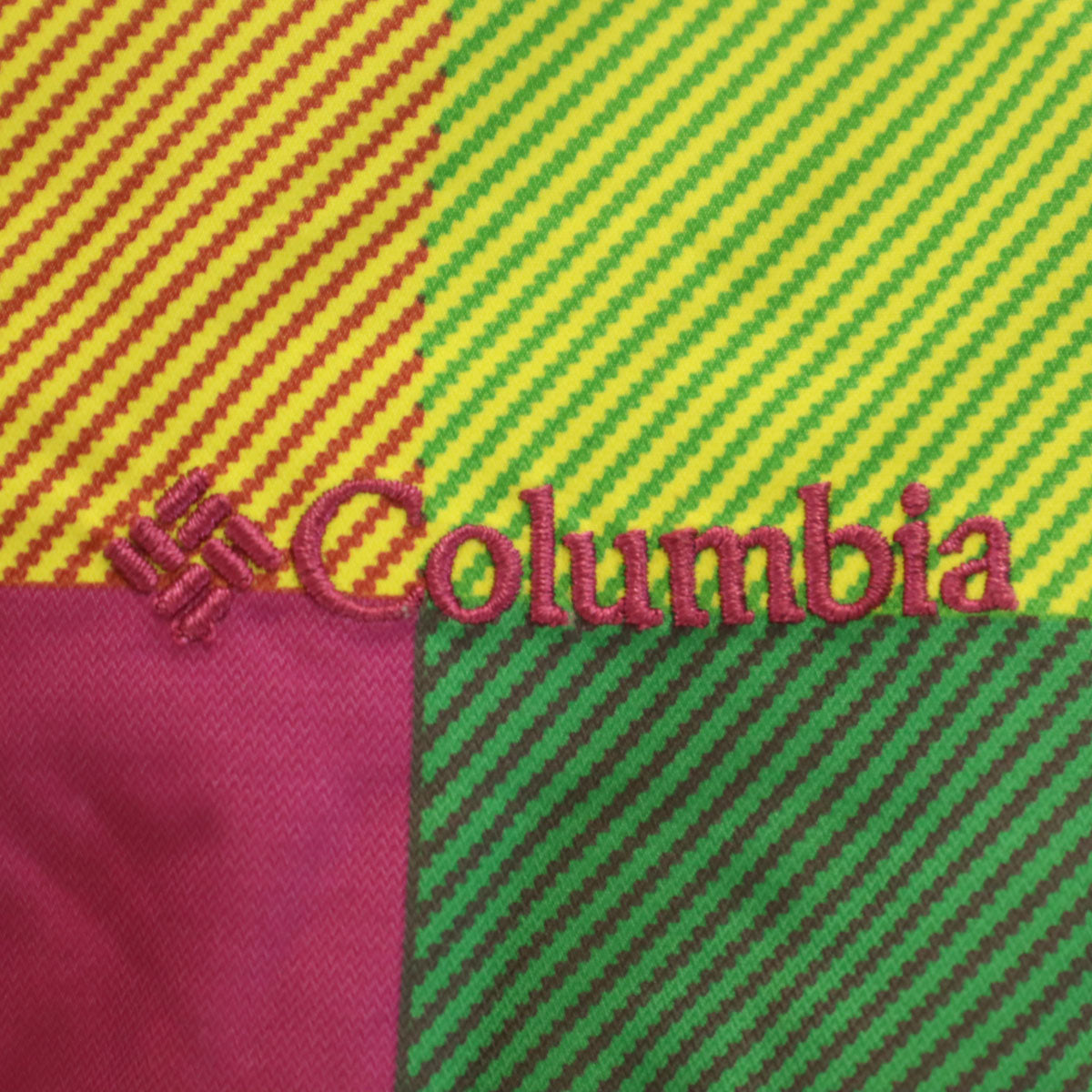 Columbia コロンビア 総柄 スノーボード 中綿ジャケット S イエロー アウトドア レディース