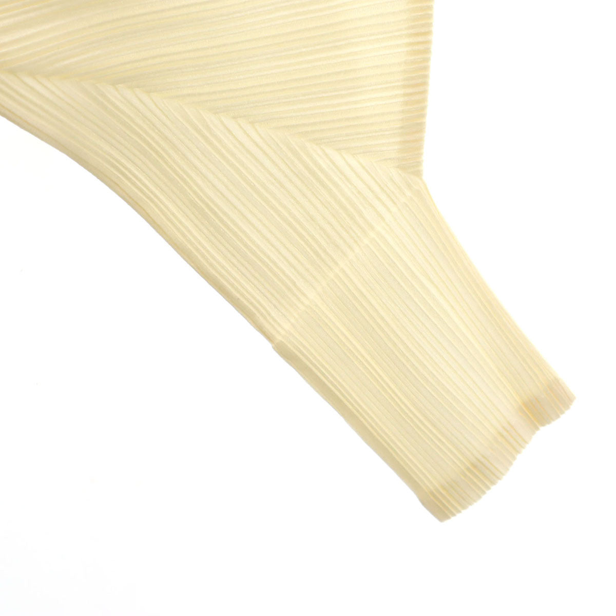 PLEATS PLEASE プリーツプリーズ 日本製 長袖 プリーツ ブラウス 3 ベージュ レディース