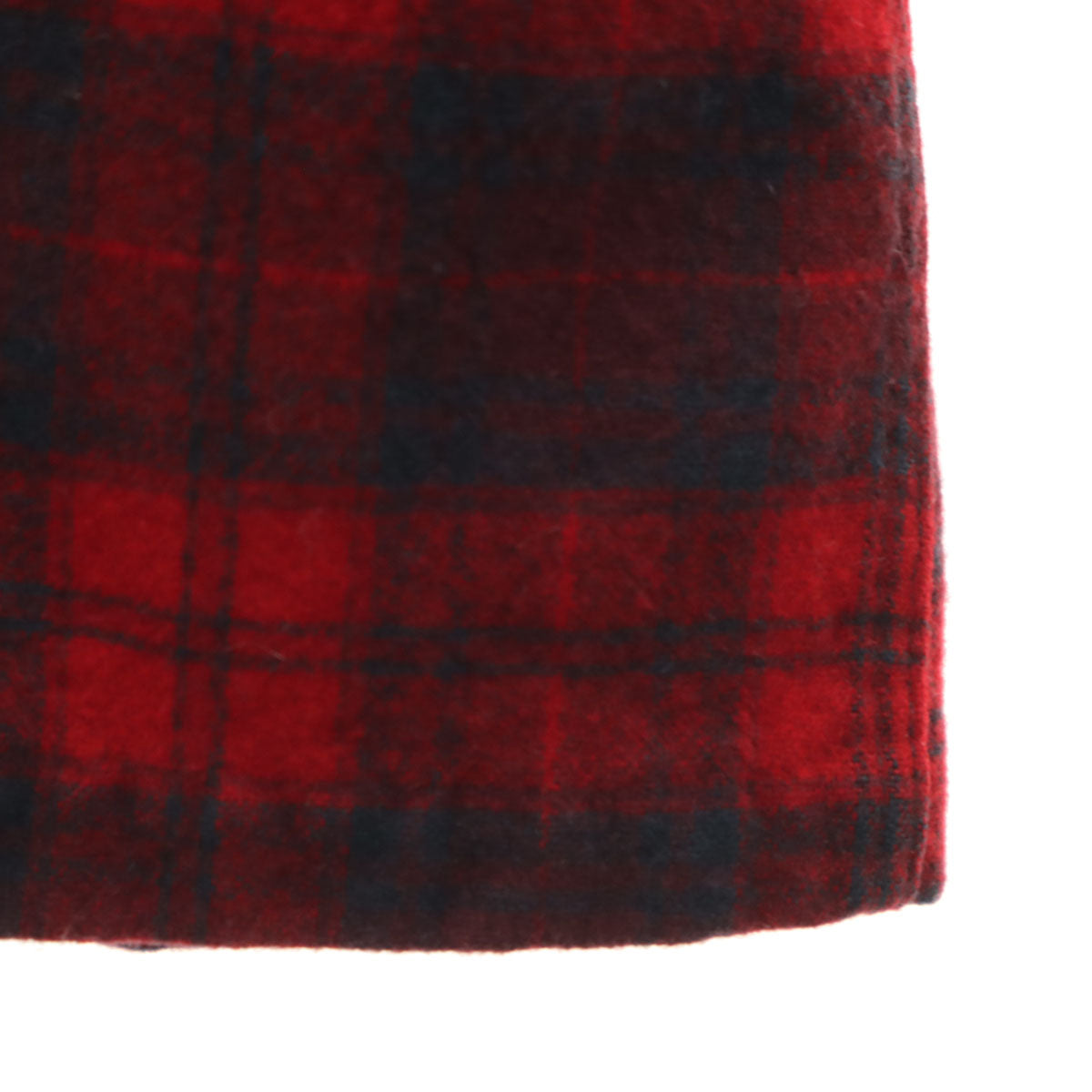 PENDLETON ペンドルトン 70s ヴィンテージ チェック柄 ショールカラー ガウンコート L レッド メンズ