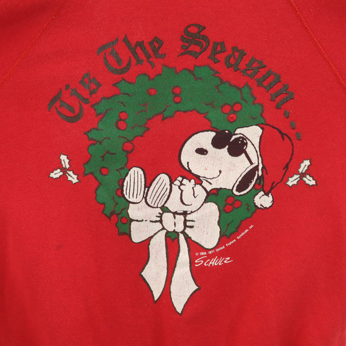 ARTEX アルテックス 70s 80s USA製 ヴィンテージ スヌーピー 長袖 スウェット トレーナー M レッド SNOOPY メンズ