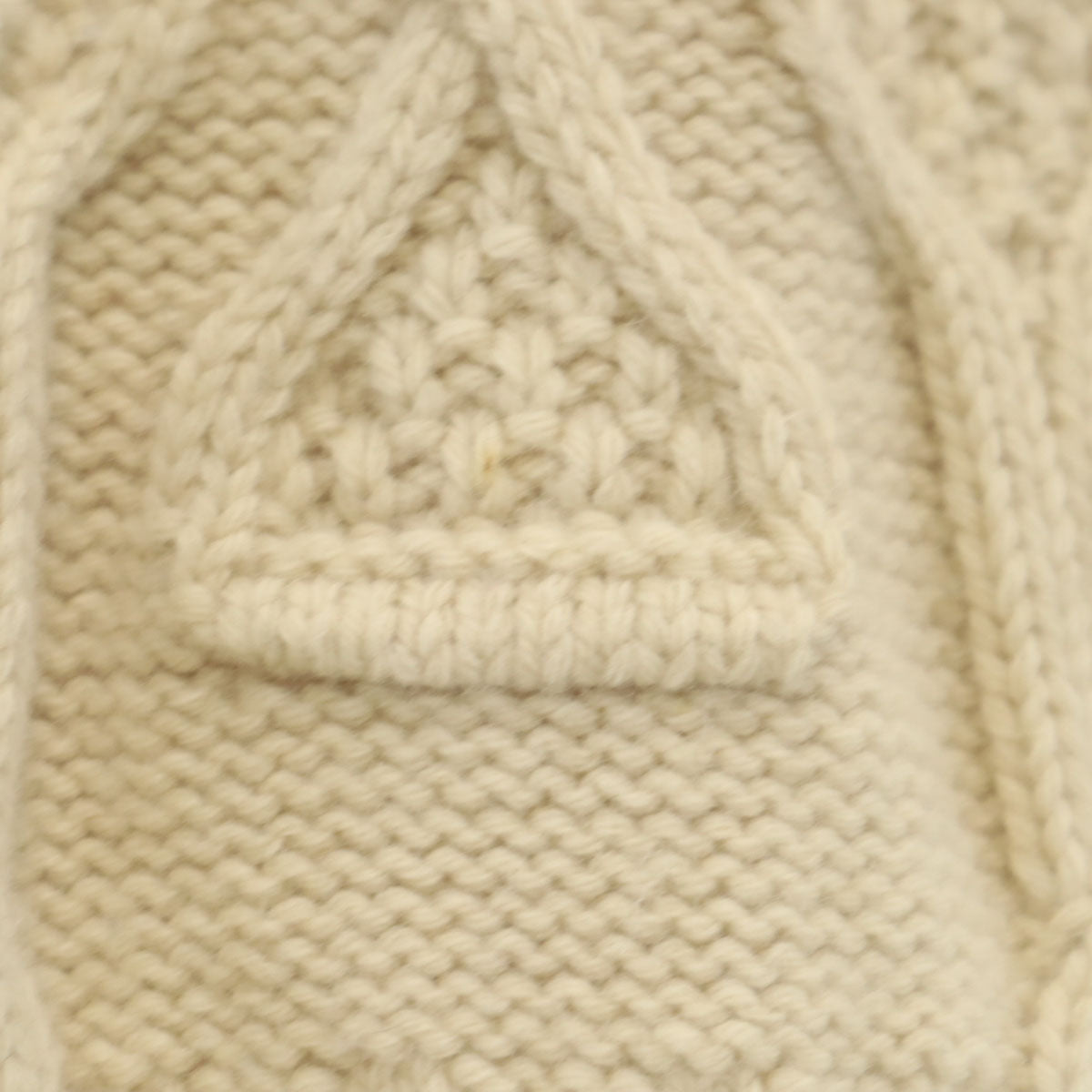 Alexander McQueen アレキサンダーマックイーン イタリア製 長袖 フィッシャーマン セーター S ベージュ アランニット メンズ