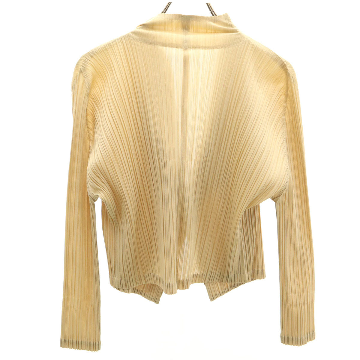 PLEATS PLEASE プリーツプリーズ 日本製 長袖 プリーツ ジャケット 3 ベージュ レディース