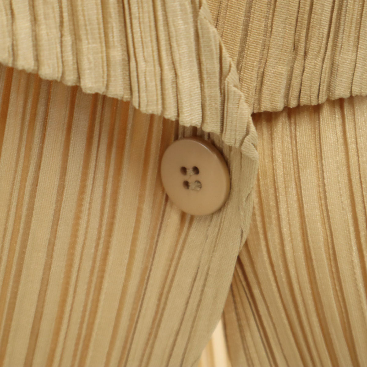 PLEATS PLEASE プリーツプリーズ 日本製 長袖 プリーツ ジャケット 3 ベージュ レディース