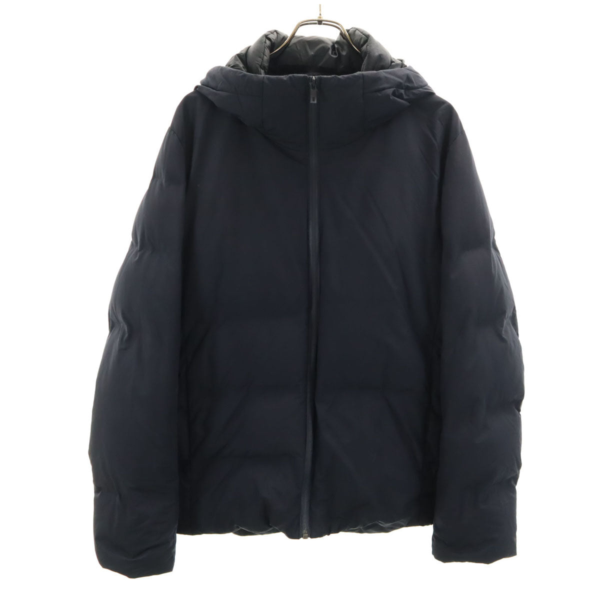 UNIQLO ユニクロ シームレス ダウンパーカー L ネイビー メンズ 