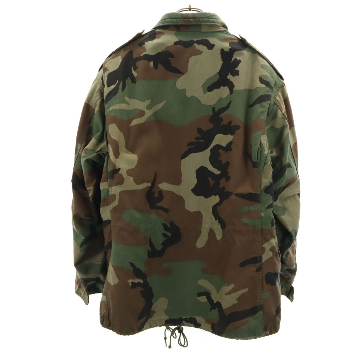 US ARMY アメリカ軍 80s DLA ヴィンテージ ウッドランドカモ M-65 フィールドジャケット M カーキ ライナー付き ミリタリー メンズ