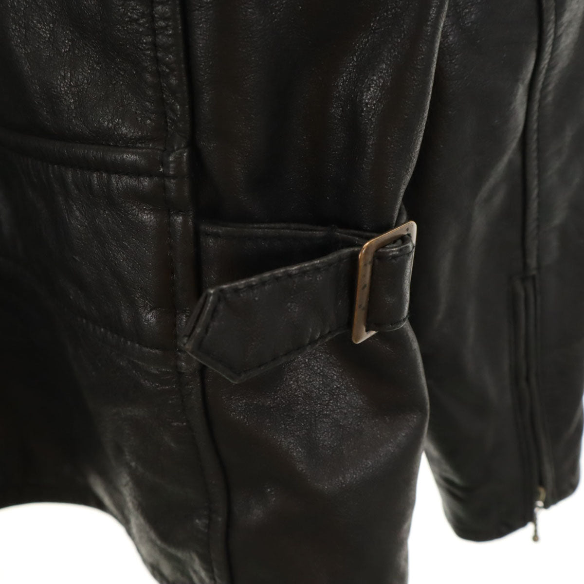 Canyon de Chelly キャニオン デ シェリー 牛革 レザージャケット L ブラック 中綿 ライダース メンズ