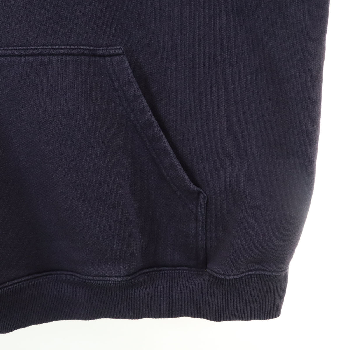 VETEMENTS ヴェトモン 長袖 バーコードパッチ スウェットパーカー M ネイビー プルオーバー ユニセックス メンズ