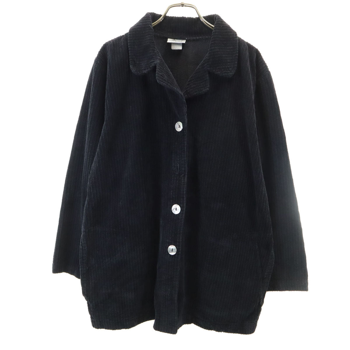 Mishi 80s 90s USA製 オールド コーデュロイ ジャケット M ブラック レディース