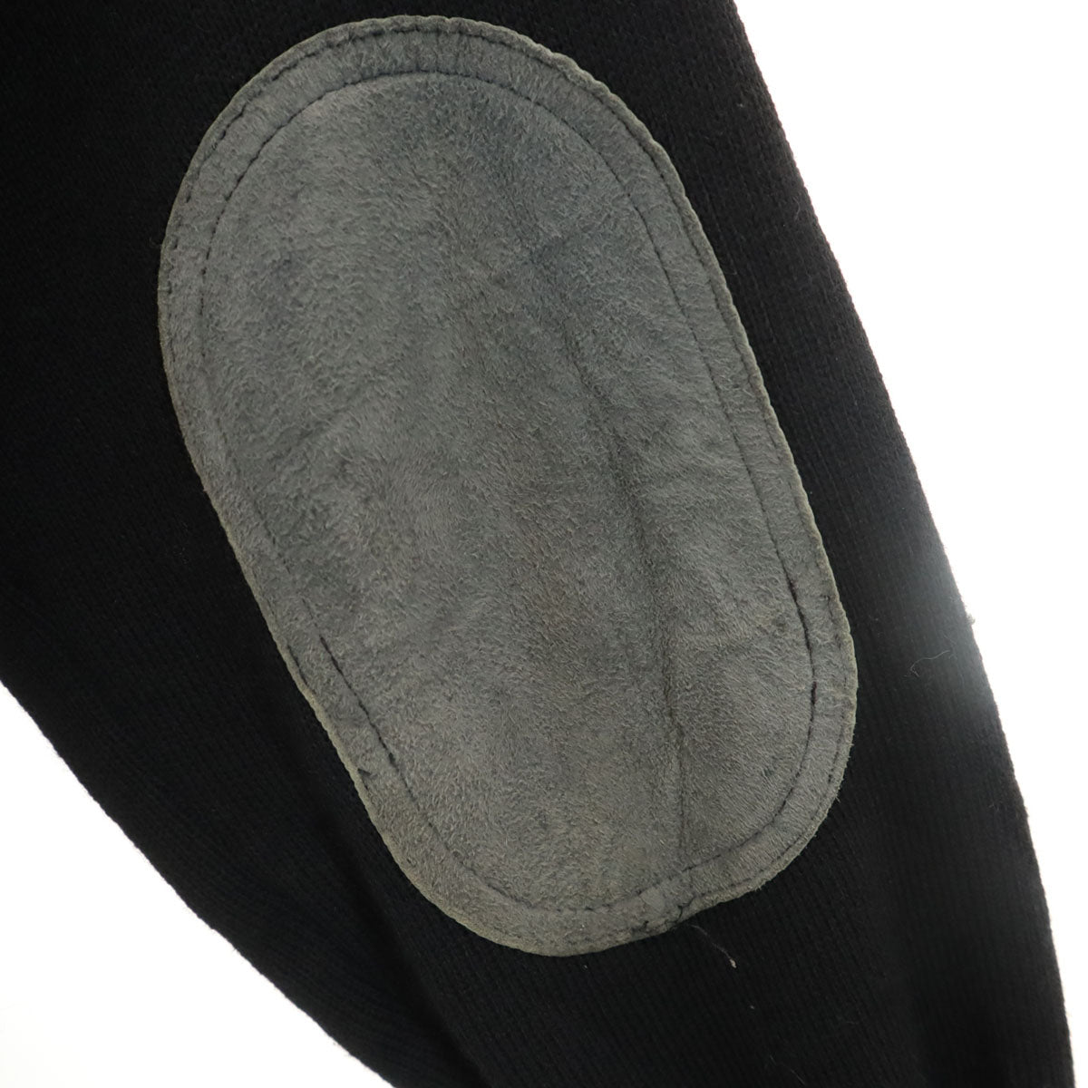 Burberrys バーバリーズ 90s 英国製 オールド 長袖 コマンド Vネック ニットカーディガン L ブラック エルボーパッチ メンズ