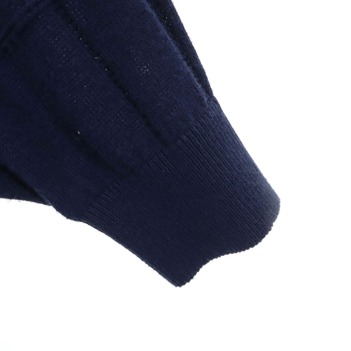 Christian Dior MONSIEUR クリスチャンディオール ムッシュ 90s オールド チェック柄 長袖 ニット L ネイビー セーター メンズ