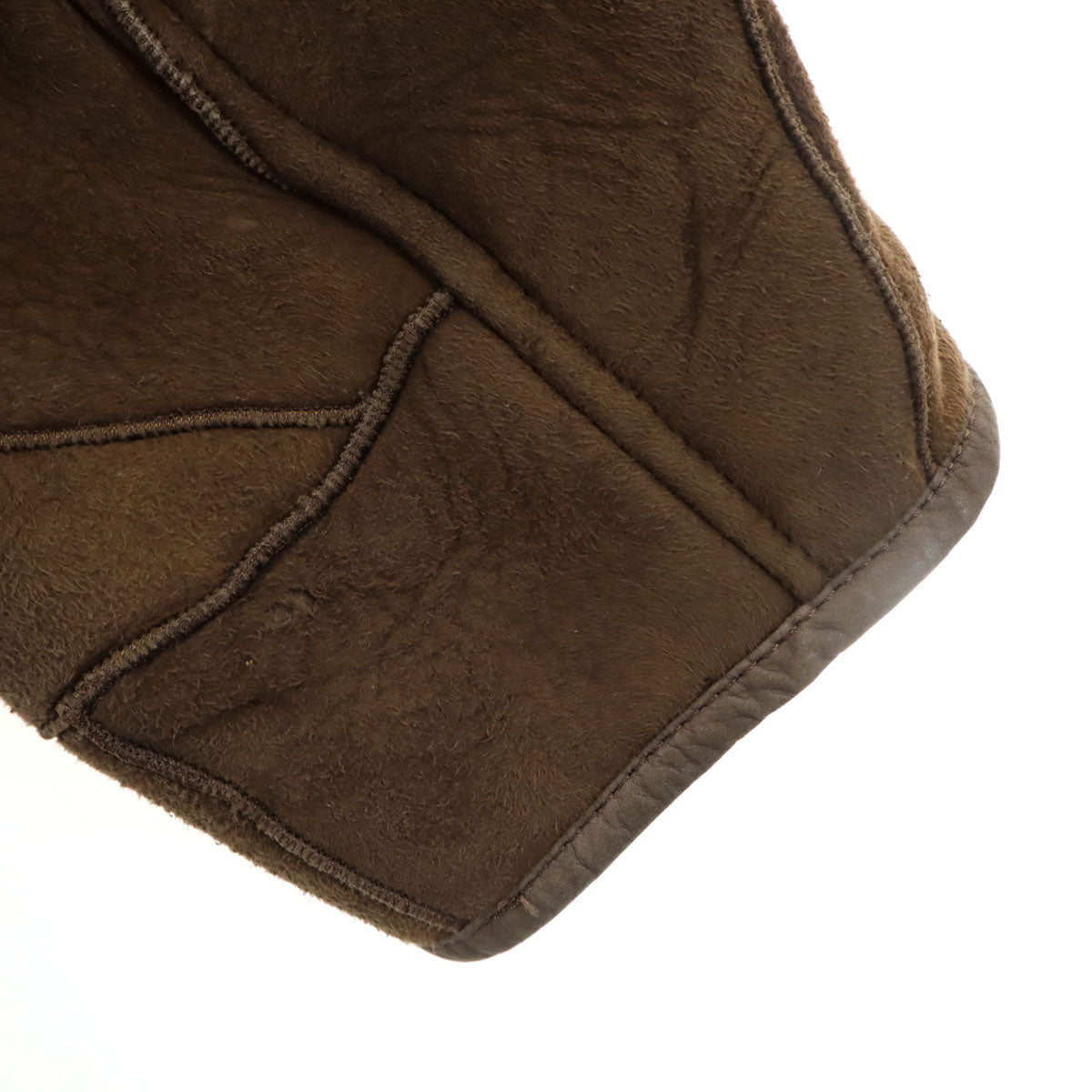 HAI SPORTING GEAR ハイスポーティングギア 80s 90s オールド パッチワーク ムートンジャケット M ブラウン イッセイミヤケ メンズ