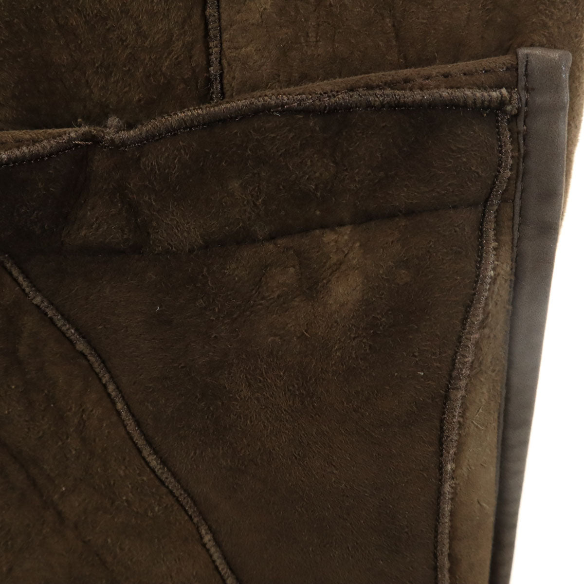 HAI SPORTING GEAR ハイスポーティングギア 80s 90s オールド パッチワーク ムートンジャケット M ブラウン イッセイミヤケ メンズ