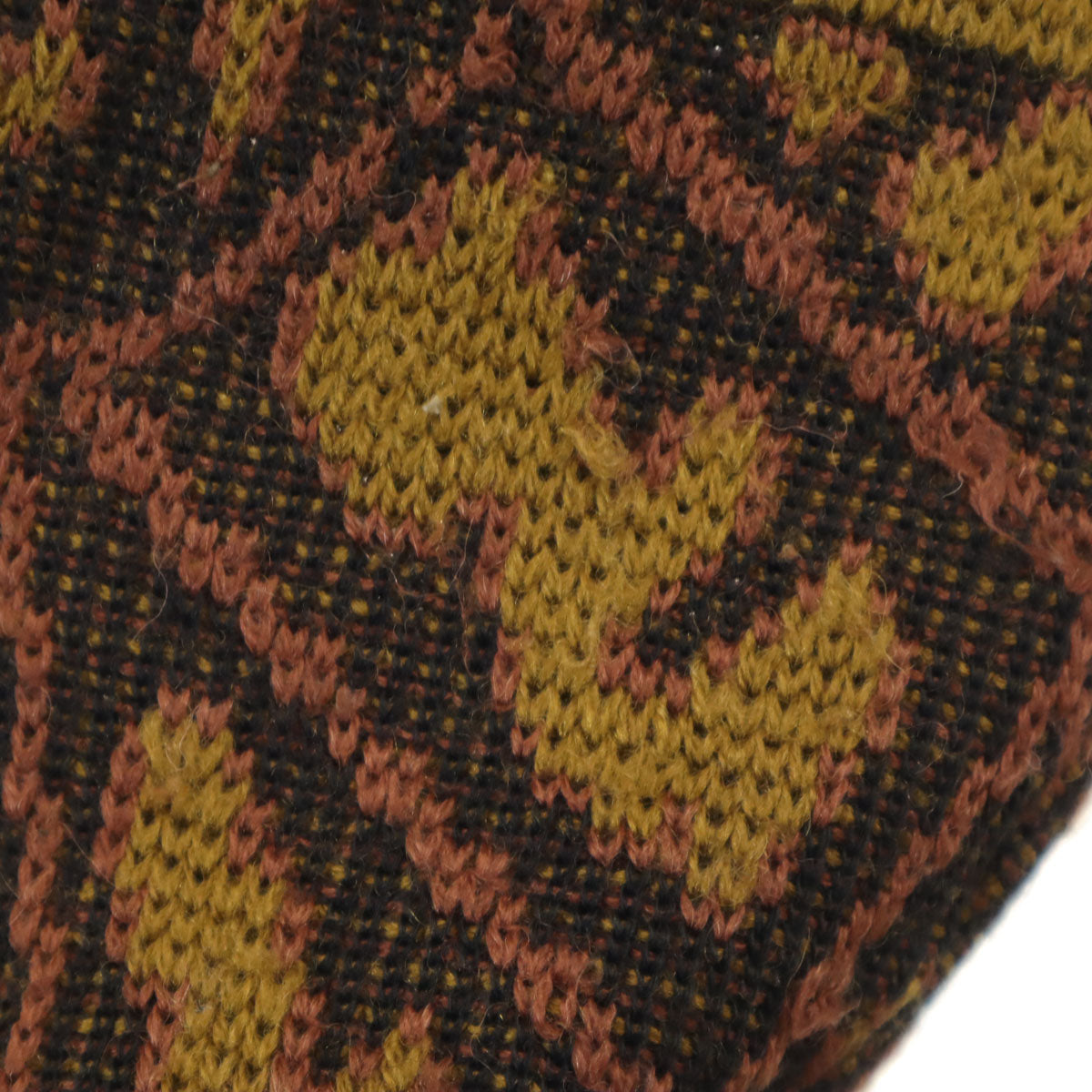 Modigliani モディリアーニ 総柄 長袖 セーター L イエローブラウン系 ニット メンズ