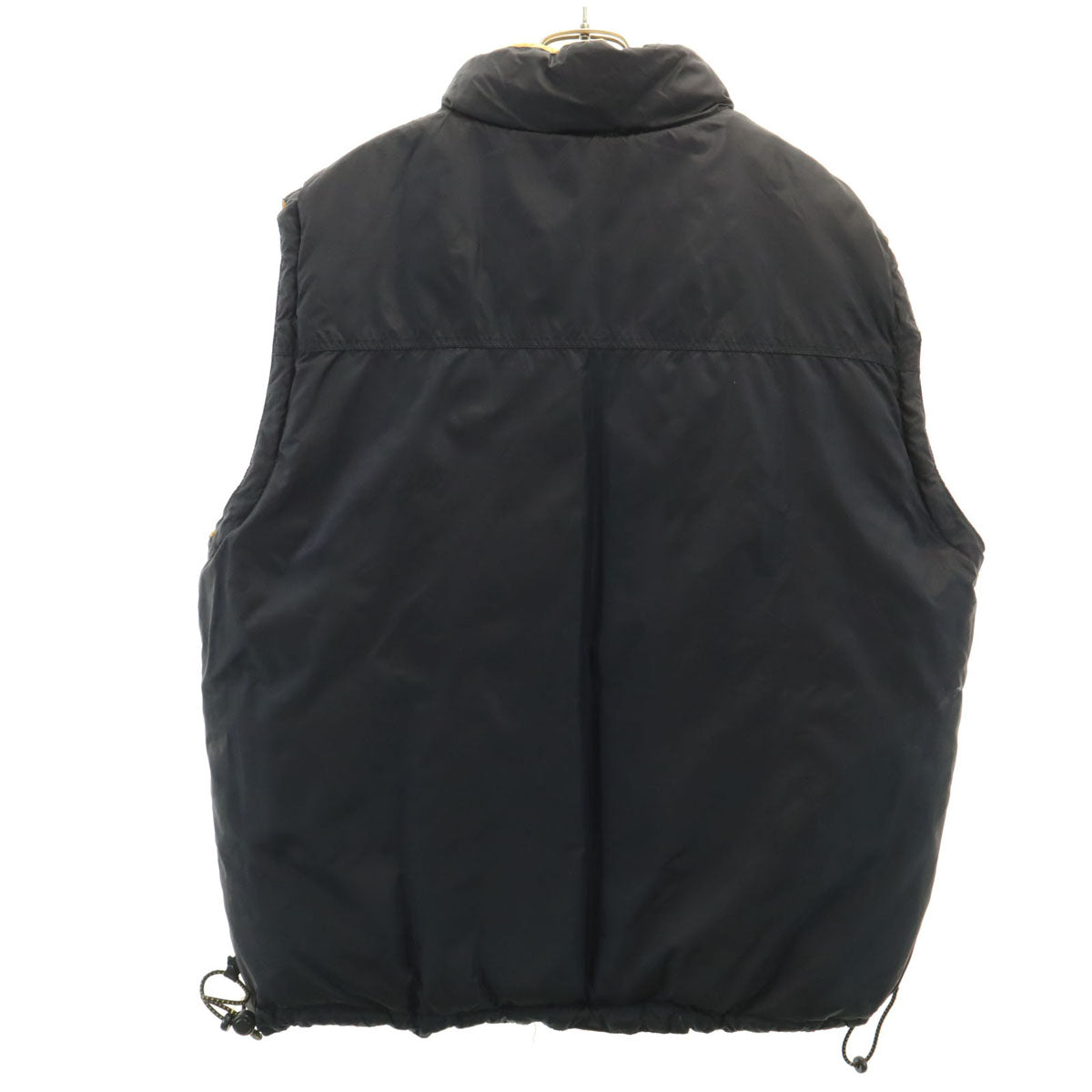 GAP ギャップ リバーシブル ハイブリッド ダウンベスト L 山吹色 ポケッタブル メンズ