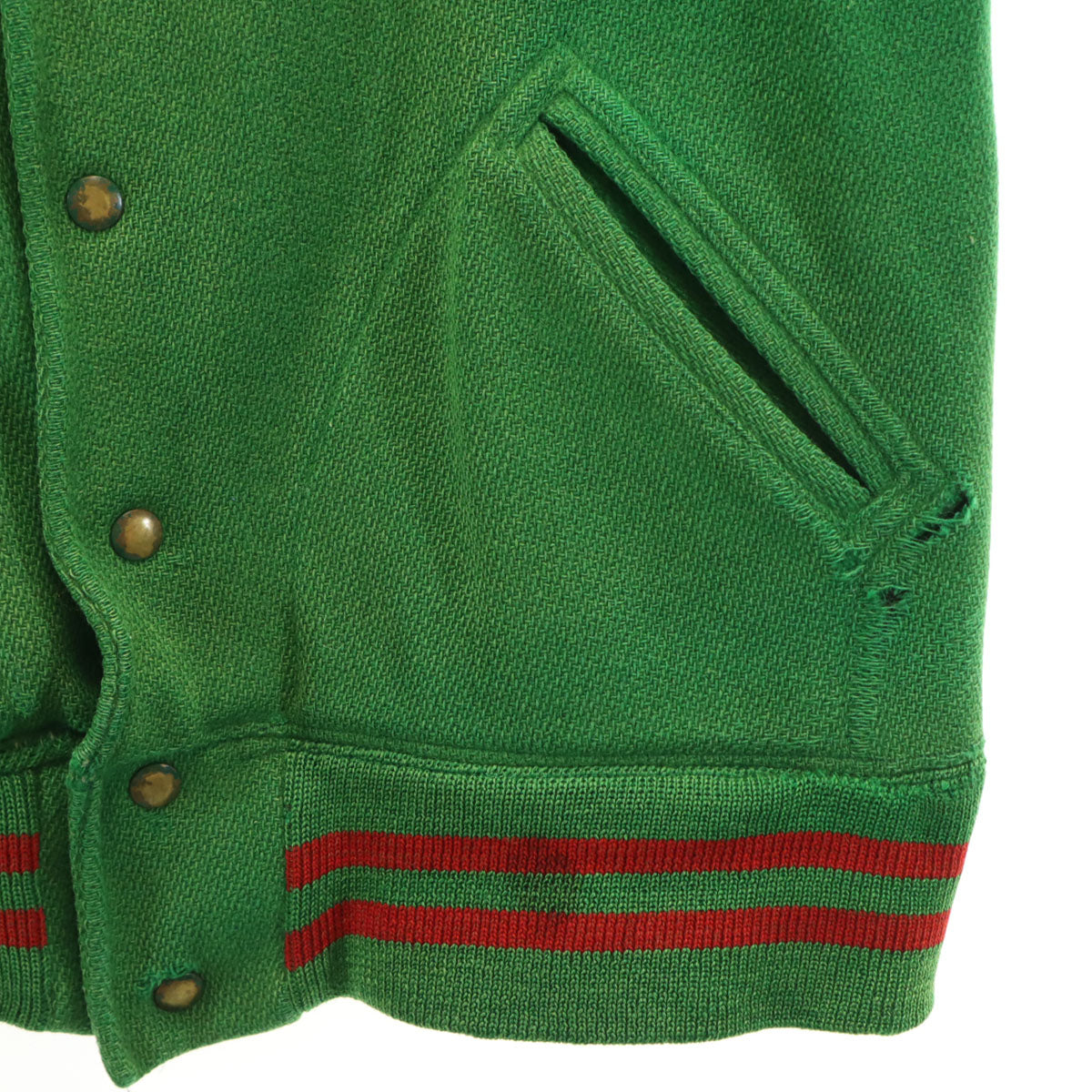 SAND KNIT 50s ヴィンテージ スタジャン 42 グリーン系 ジャケット メンズ