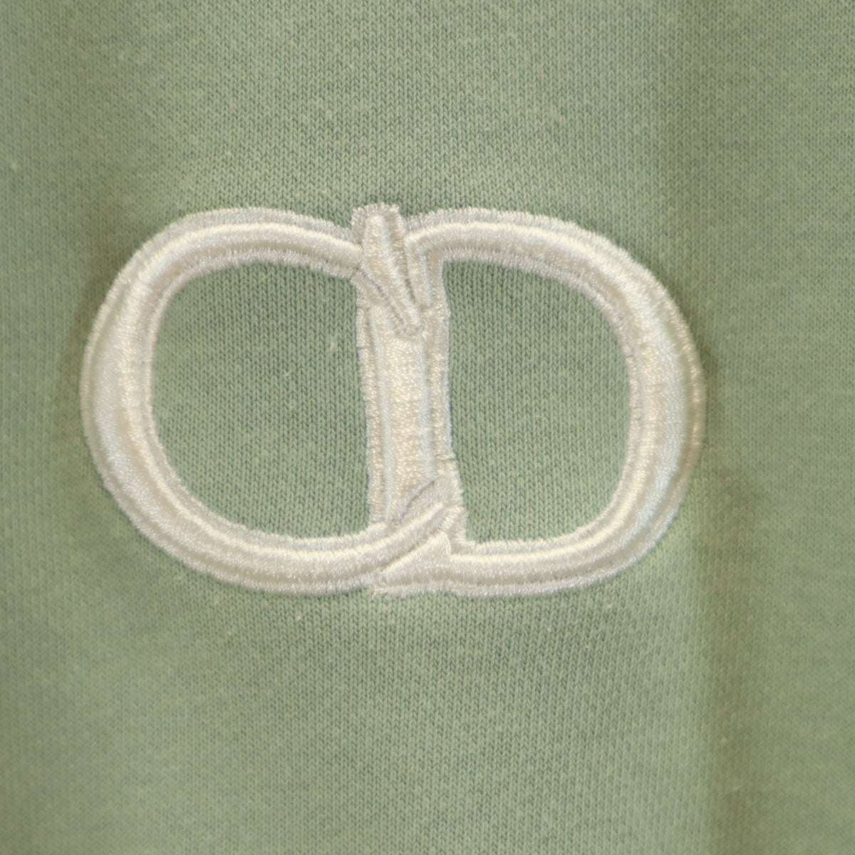 Dior ディオール CD Icon刺繍 長袖 スウェットパーカー L ダスティミント系 59598 メンズ