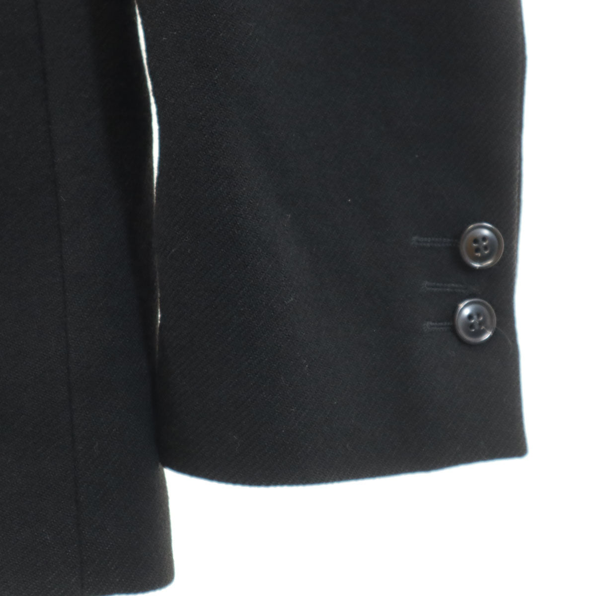 Emporio Armani エンポリオアルマーニ イタリア製 ウールジャケット 56 ブラック ビッグサイズ メンズ