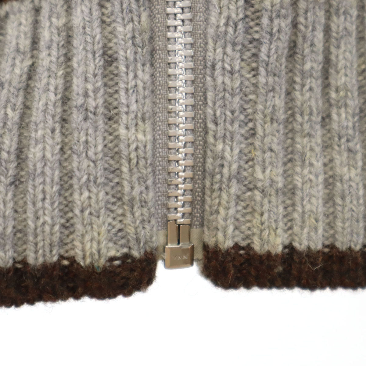 adidas Originals アディダスオリジナルス トレフォイルロゴ ニットジャケット M グレージュ メンズ