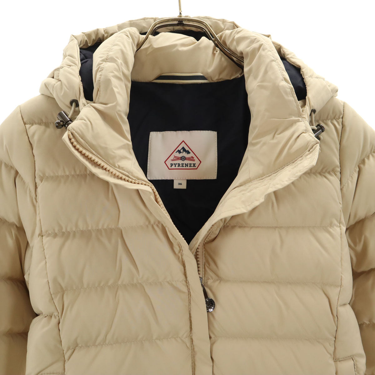 Pyrenex ピレネックス ダウンジャケット 36 ベージュ レディース