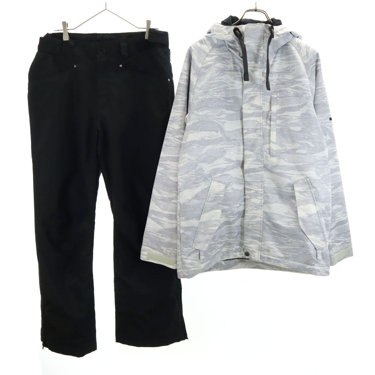 ARBN エアボーン スノーボード ウェア 上下 セットアップ M ホワイトグレー メンズ