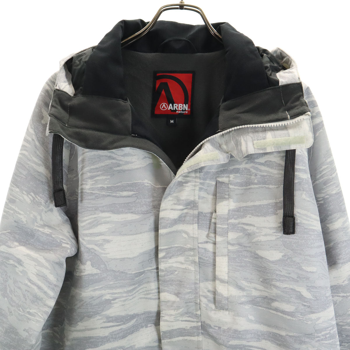 ARBN エアボーン スノーボード ウェア 上下 セットアップ M ホワイトグレー メンズ