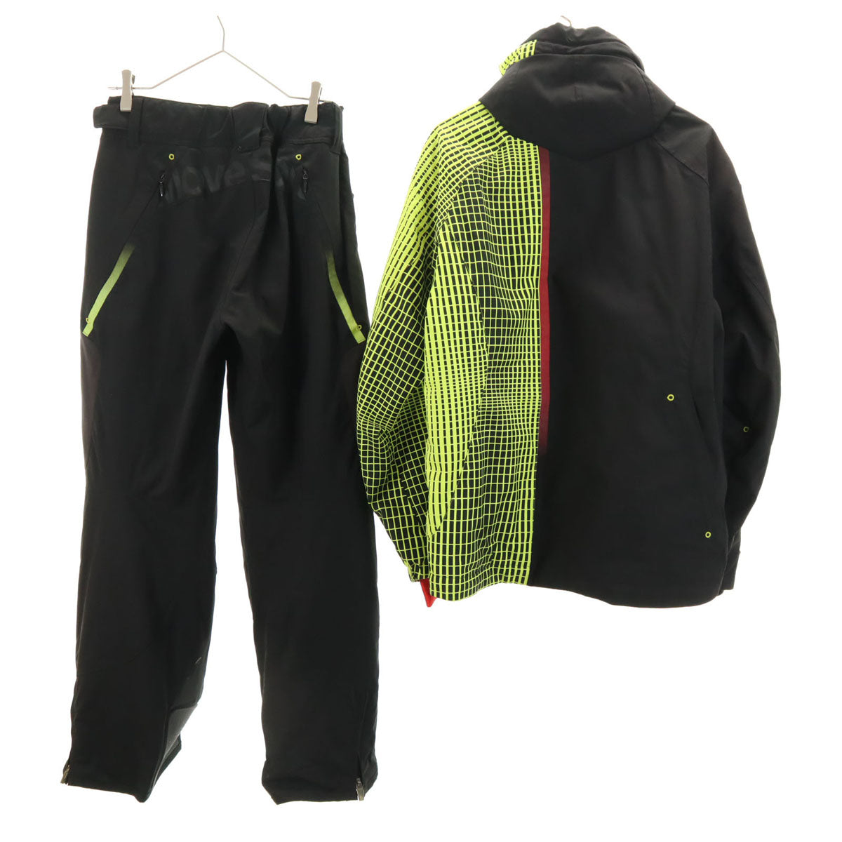 DESCENTE デサント スキー ウェア 上下 セットアップ M ブラック メンズ