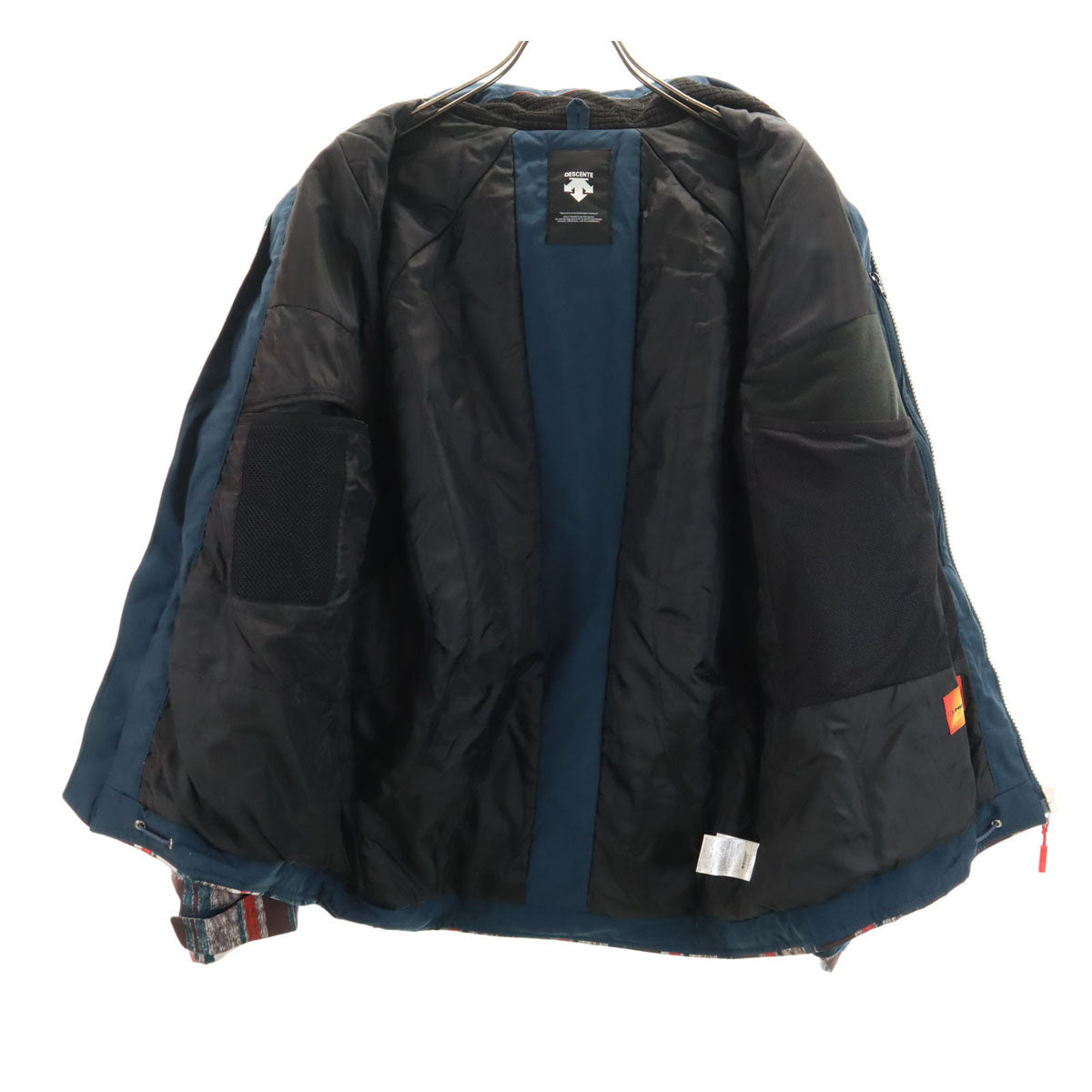 DESCENTE デサント 総柄 スキー ウェア 上下 セットアップ S ネイビー系 アソート メンズ