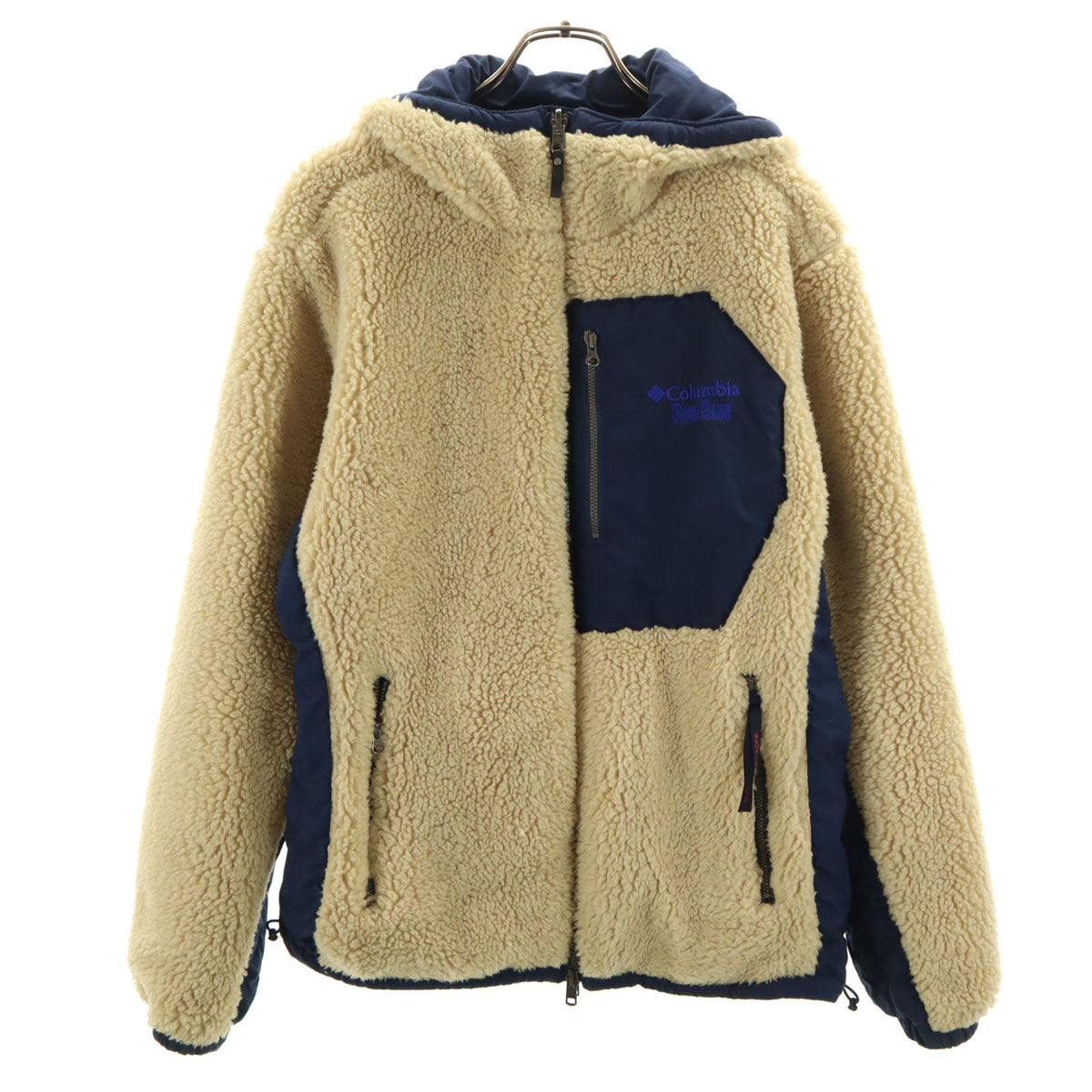 Columbia コロンビア BLUE BLUE ブルーブルー コラボ リバーシブル ジャケット M ネイビー アウトドア ボア メンズ