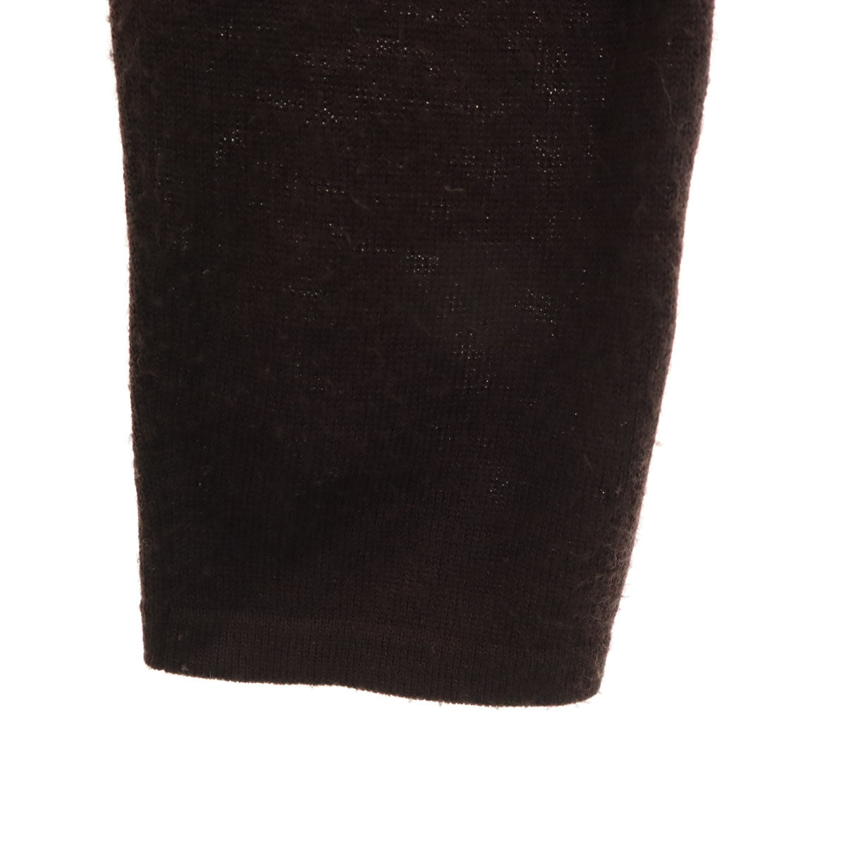 BURBERRY BLACK LABEL バーバリーブラックレーベル ウールブレンド ロゴ 長袖 セーター 2 ブラウン ニット 三陽商会 メンズ