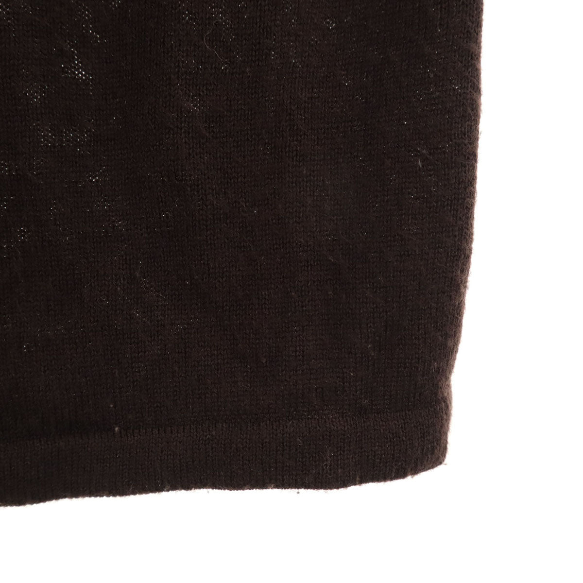 BURBERRY BLACK LABEL バーバリーブラックレーベル ウールブレンド ロゴ 長袖 セーター 2 ブラウン ニット 三陽商会 メンズ