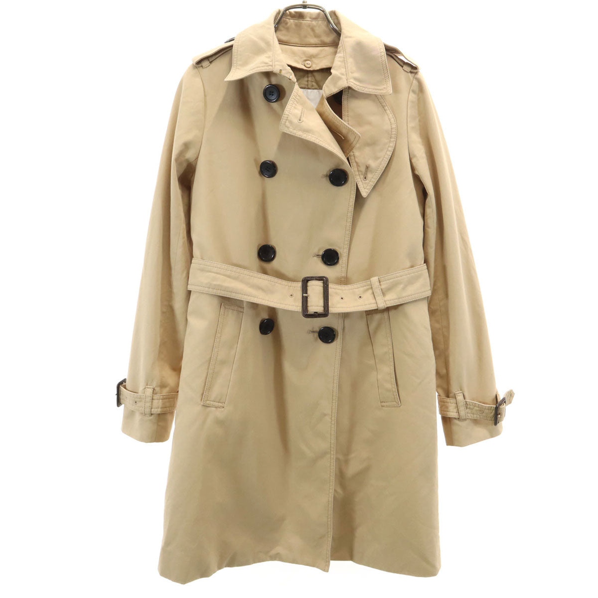 gout commun グーコミューン コート 40 ベージュ 中綿ライナー付き レディース